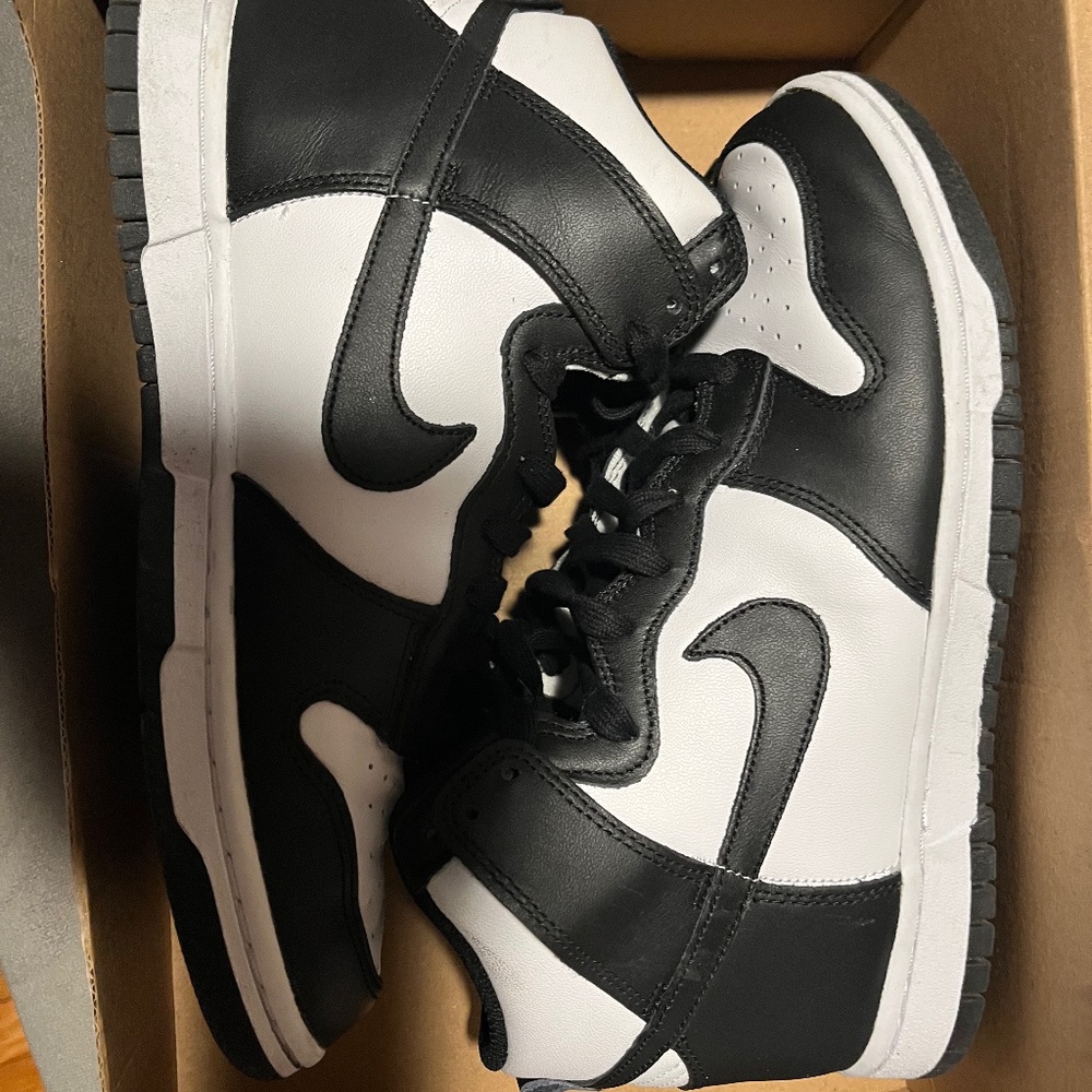 Nike panda dunk high top